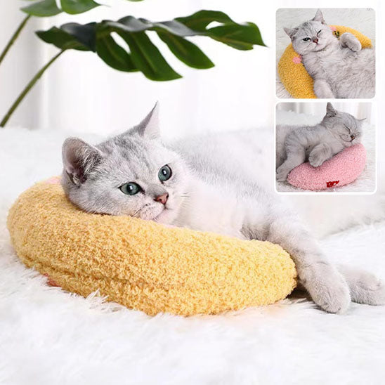 coussin pour chat banane