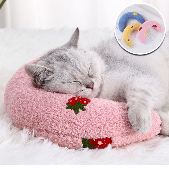 coussin pour chat banane