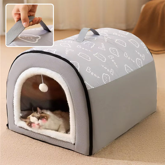 niche pour chat grotte