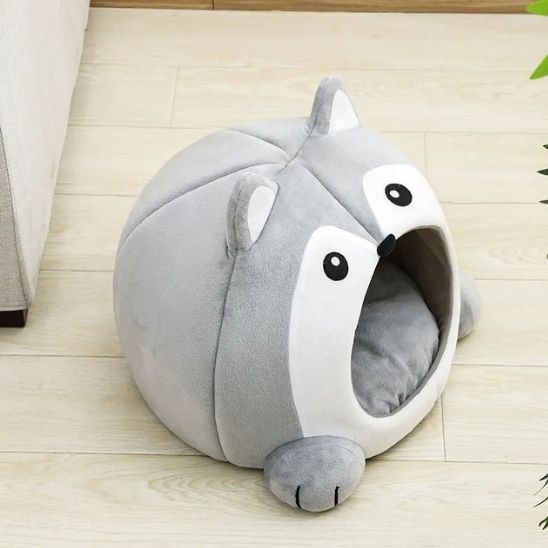 niche pour chat-loup