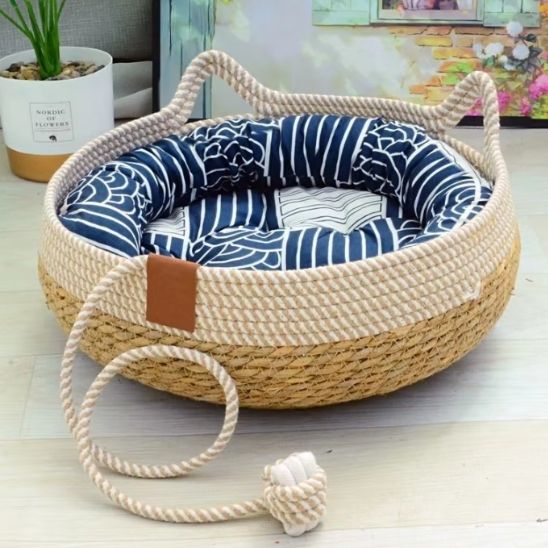 panier pour chat-queue féline